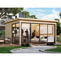 26 % Discount! Fjordholz Gartenhütten Modell Office IsoSlide 4 16m²