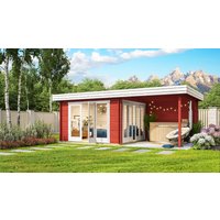 26 % Discount! Fjordholz Gartenhütten Modell Karensa 44 12m²