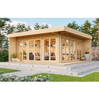 26 % Discount! Fjordholz Gartenlounge Modell Mila 44 36m²
