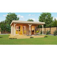 26 % Discount! Fjordholz Gartenlounge Modell Rose 70 30m²