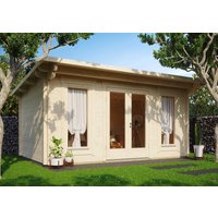 26 % Discount! Fjordholz Gartenhütten Modell Jacob 70 D 15m²