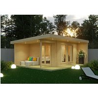26 % Discount! Fjordholz Gartenlounge Modell Klaus 44 24m²