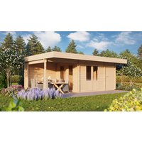 26 % Discount! Fjordholz Gartenhütten Modell Samuel 44 24m²