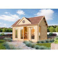 26 % Discount! Fjordholz Gartenhütten Modell Teehaus Glasgow 70 A 12m²