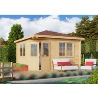 26 % Discount! Fjordholz Gartenhütten Modell Fargo 70 A 16m²