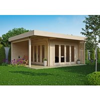26 % Discount! Fjordholz Gartenlounge Modell Sandra 44 B 24m²
