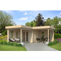 26 % Discount! Fjordholz Gartenhütten Modell Fred 44 36m²