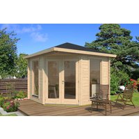 26 % Discount! Fjordholz Gartenhütten Modell Lisa 44 A Modern 12m²
