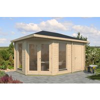 26 % Discount! Fjordholz Gartenhütten Modell Lisa 44 C Modern 20m²