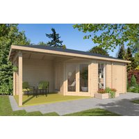 26 % Discount! Fjordholz Gartenhütten Modell Lisa 44 E Modern 18m²