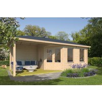 26 % Discount! Fjordholz Gartenhütten Modell Lisa 44 F Klassik 24m²