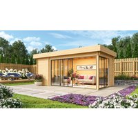 26 % Discount! Fjordholz Gartenhütten Alu Concept 44 C 24m²
