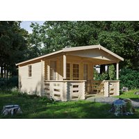 26 % Discount! Fjordholz Gartenhütten Modell Franjo 44 A 20m²