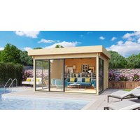 26 % Discount! Fjordholz Gartenhütten Alu Concept 44 H 20m²