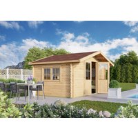 26 % Discount! Fjordholz Gartenhütten Modell David 34 12m²