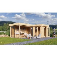 26 % Discount! Fjordholz Gartenhütten Alu Concept Quinta 44 24m²