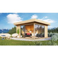 26 % Discount! Fjordholz Gartenhütten Alu Concept 70 D 24m²