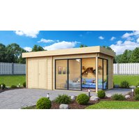 26 % Discount! Fjordholz Gartenhütten Alu Concept 70 J 24m²