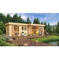 26 % Discount! Fjordholz Gartenhütten  Alu Concept 70 K 24m²