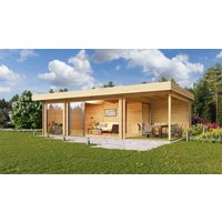 26 % Discount! Fjordholz Gartenhütten Alu Concept 70 O 54m²