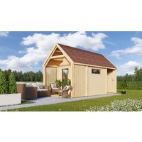 26 % Discount! Fjordholz Gartenhütten Modell Alex 44 18m²