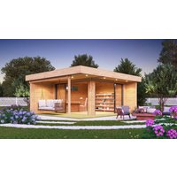 26 % Discount! Fjordholz Gartenhütten Alu Concept Relax 70 A 24m²