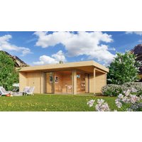 26 % Discount! Fjordholz Gartenhütten Alu Concept Relax 70 C 24m²