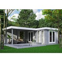 26 % Discount! Fjordholz Gartenhütten Modell Luisa 70 24m²