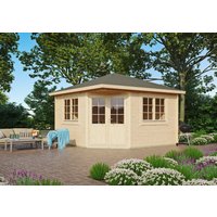 26 % Discount! Fjordholz Gartenhütten Modell Cati 70 Klassik 24m²