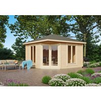 26 % Discount! Fjordholz Gartenhütten Modell Cati 70 Modern 20m²