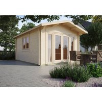 26 % Discount! Fjordholz Gartenhütten Modell Kim 70 D 24m²