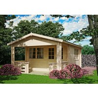 26 % Discount! Fjordholz Gartenhütten Modell Johnny 44 A 24m²