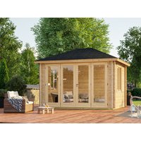 26 % Discount! Fjordholz Gartenlounge Modell Kiano 44 F 12m²