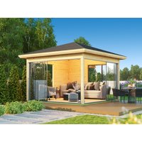 26 % Discount! Fjordholz Glaspavillon Modell Alu 44 F