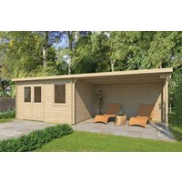 26 % Discount! Fjordholz Gartenhütten Modell Gent 28 C 12m²