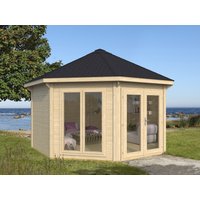 26 % Discount! Gartenpavillon Modell Modern 12 m² mit 2 Fenstern 12m²