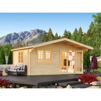 26 % Discount! Fjordholz Satteldach Gartenhütten Modell Valerie 44 20m²