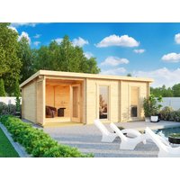 26 % Discount! Fjordholz Pultdach Gartenhütten Modell Marianne 44 B 20m²