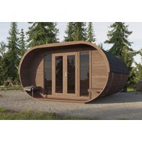 26 % Discount! Ovales Camping Fass Modell 400 Thermo 8m²