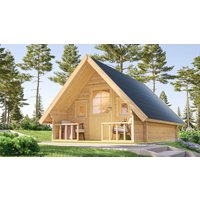 26 % Discount! Fjordholz Campinghütte Modell Eifel 44 24m²
