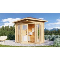 26 % Discount! Fjordholz Gartenhütten Modell Nina 28 D 15m²