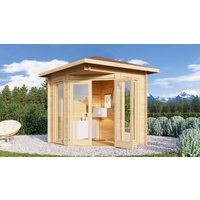 26 % Discount! Fjordholz Gartenhütten Modell Nina 44 D 9m²
