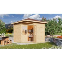 26 % Discount! Fjordholz Gartenhütten Modell Nelly 44 B 12m²
