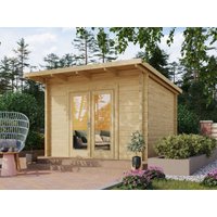 26 % Discount! Fjordholz Gartenhütten Modell Berlin 70 A Modern 9m²