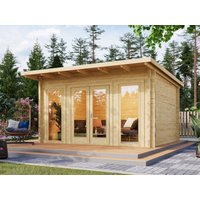 26 % Discount! Fjordholz Gartenhütten Modell Berlin 70 B Modern 12m²