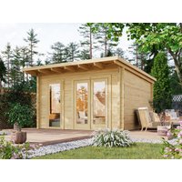 26 % Discount! Fjordholz Gartenhütten Modell Berlin 70 C Modern 16m²