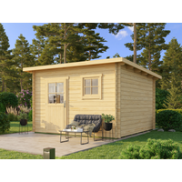 26 % Discount! Fjordholz Pultdach Gartenhütten Modell Ezra 5B 9m²