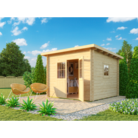 26 % Discount! Fjordholz Pultdach Gartenhütten Modell Ezra 3E 24m²