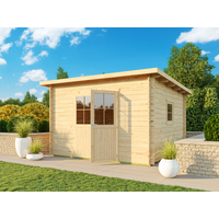 26 % Discount! Fjordholz Pultdach Gartenhütten Modell Ezra 5E 9m²