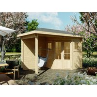 26 % Discount! Fjordholz 5-Eck Gartenhütten Modell Evelyn 1B 24m²
